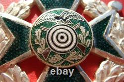 RARE GERMAN Royal Order KING OF THE SHOOTING ARMS AWARD MEDAL BADGE 1956/1957