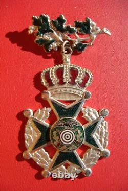 RARE GERMAN Royal Order KING OF THE SHOOTING ARMS AWARD MEDAL BADGE 1956/1957