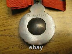 RARE Named Imperial Service Medal with Wreath for LADY George V 1917 Document Case