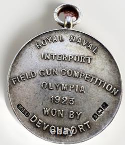 RARE! Royal Naval Interport Field Gun Competition Olympia in 1923. Silver