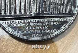 RARE TONED 1844 Queen Victoria & Prince Albert Royal Exchange London Davis Medal