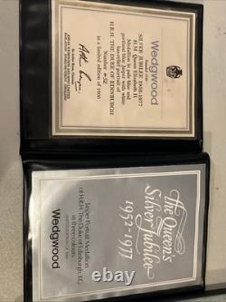 RARE Wedgwood Jasperware Prince Philip Medallion Silver Jubilee 1977 452/1000