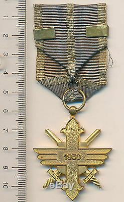 ROMANIAN Kingdom WW2 Romania royal ORDER pilot BRAVERY medal AERONAUTICAL virtue