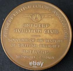 ROYAL ANTWERP AVIATION CLUB British Aircraft Medal 1932