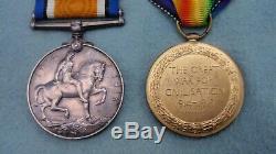 ROYAL NAVAL CANADIAN VOLUNTEER RESERVE NAMED MEDAL PAIR & Supporting Docs WWI