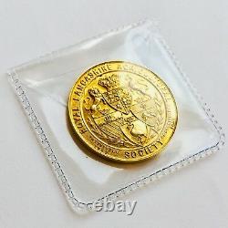 Rare 1958 Royal Lancashire Agricultural Society 9ct Gold Medal (15.7g 9ct Gold)