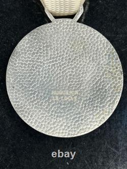 Rare 1968 Liechtenstein Royal Medal Franz Josef II Gina Huguenin