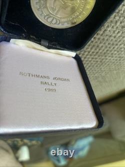 Rare 1989 Rothmans Jordan Rally Medal Royal Automobile Club Jordan RACJ In Box
