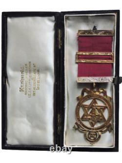 Rare 9ct Gold Masonic Royal Arch Jewel 1882 Chapter 311 Kenning 15 Grams Medal