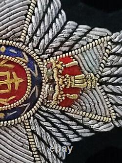 Rare Bullion Embroidered Tinsel Royal Victorian Order Military Star Grand Cross