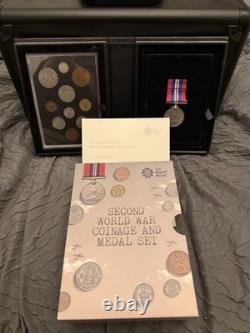 Rare Limited Edition World War 2 Coins And Medal Royal Mint Set