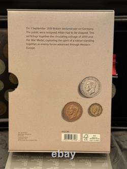 Rare Limited Edition World War 2 Coins And Medal Royal Mint Set