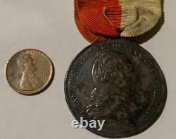Rare Original 1797 Austria Imperial Tyrolian Defenders Military Merit War Medal