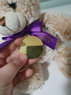 Rare Prince Harry And Meghan Markle Royal Wedding Teddy Bear Gold Medal
