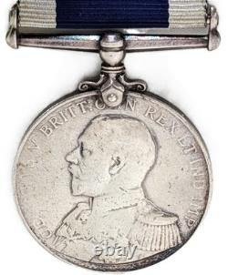 Rare Q ship Cymric WW1 Royal Navy Long Service & Good Conduct Medal P. O. Powell