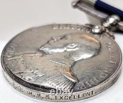 Rare Q ship Cymric WW1 Royal Navy Long Service & Good Conduct Medal P. O. Powell