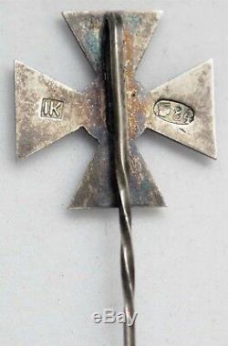 Rare Russian Imperial silver Cross of St. Georgy for Bravery, badge medal order