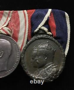 Rare Russian Imperial silver Medal Order Badge + British Royal Medal Original RR