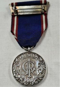 Rare Ww2 Era Royal Victorian Medal In Silver King George VI British
