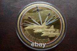 Royal Air Force RAF Centenary Huge 70mm Gold-Plated 6-Medallion Boxed Set 2018