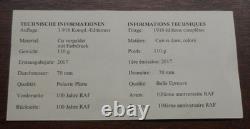 Royal Air Force RAF Centenary Huge 70mm Gold-Plated 6-Medallion Boxed Set 2018