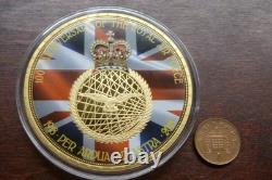 Royal Air Force RAF Centenary Huge 70mm Gold-Plated 6-Medallion Boxed Set 2018