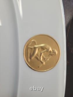 Royal Berlin Arcadia Gold 2 place settings & platter Medallion Germany