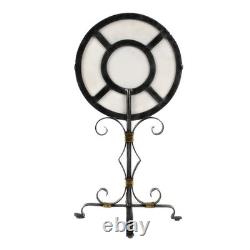 Royal Bonn Marble Roman Soldier Medallion on Stand