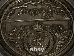 Royal Caledonian Curling Club Province Medal Scottish Curling Collectible