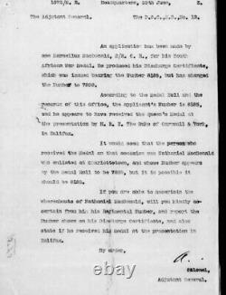 Royal Canadian Regt Boer War QSA Medal WW I Medal Pair Rare