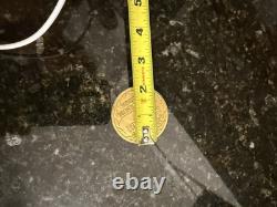 Royal Caribbean Viking 1972 Maiden Voyage Medal Gold Plated Sun