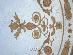 Royal Circular Medallion Mosaic Art
