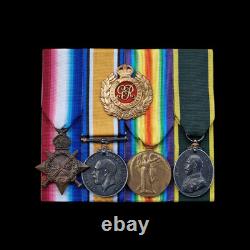 Royal Engineers Territorial Efficiency Medal Group WW1 Powell from Limehouse