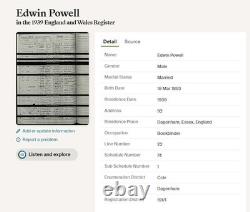 Royal Engineers Territorial Efficiency Medal Group WW1 Powell from Limehouse