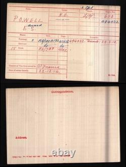 Royal Engineers Territorial Efficiency Medal Group WW1 Powell from Limehouse