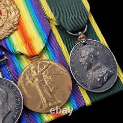 Royal Engineers Territorial Efficiency Medal Group WW1 Powell from Limehouse