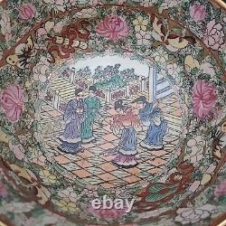 Royal Garden Imperial Chinese Large Rose Medallion Bowl Chinese Export 10 RARE