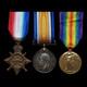Royal Garrison Artillery Died of Wounds 1917 British WW1 Medal Trio Stockport