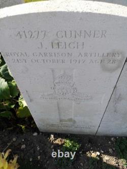 Royal Garrison Artillery Died of Wounds 1917 British WW1 Medal Trio Stockport