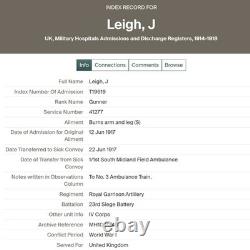 Royal Garrison Artillery Died of Wounds 1917 British WW1 Medal Trio Stockport