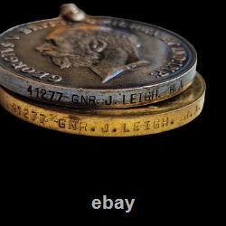 Royal Garrison Artillery Died of Wounds 1917 British WW1 Medal Trio Stockport