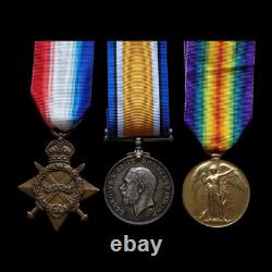 Royal Garrison Artillery Died of Wounds 1917 British WW1 Medal Trio Stockport