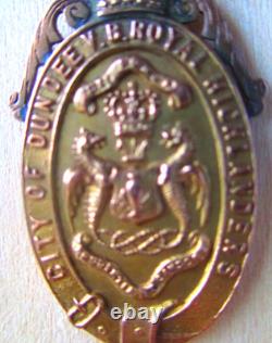 Royal Highlanders, Black Watch, Gold Shooting Medal, Col Hill Trophy, 1905, NR