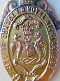 Royal Highlanders, Black Watch, Gold Shooting Medal, Col Hill Trophy, 1905, NR