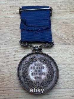 Royal Humane Society Bronze Medal To Thomas S. Beedle Dated 1906 With Box