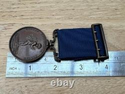 Royal Humane Society Bronze Medal To Thomas S. Beedle Dated 1906 With Box