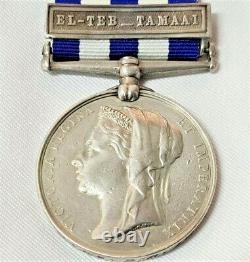 Royal Irish Fusiliers Egypt Medal 1882 1 Clasp El Teb Tamaai Cpl Banks 89th Foot
