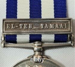 Royal Irish Fusiliers Egypt Medal 1882 1 Clasp El Teb Tamaai Cpl Banks 89th Foot