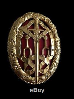 Royal Knight Sterling Silver Bachelor Badge Medal Knighthood Society Order King