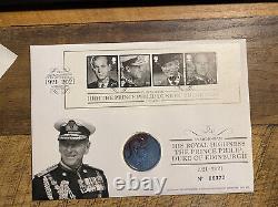 Royal Mail HRH Prince Philip Limited Edition Silver Proof Medal Coin Cover